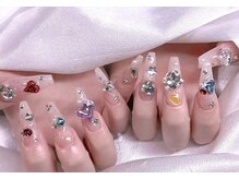 エムズ ネイルサロン(M2)/長さだしジュエリーネイル