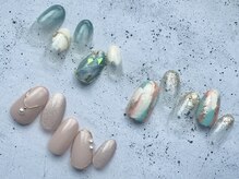 ヴォーグ(Vogue)の雰囲気（夏デザイン、夏カラーたくさんご用意しております。ドライケア込）