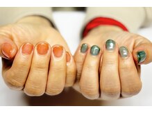 ファンプラスネイル 立川(fun plus nail)/アシメ　ワンカラー