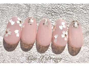 桜ネイル￥7000