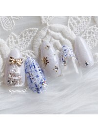 パラジェルクリスマスネイル