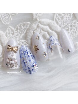 パラジェルクリスマスネイル