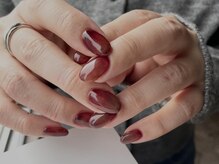アイネイルズ 梅田店(I nails)/Narumi限定ボルドーネイル