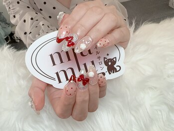 ミュウミュウ(miumiu)/冬×大人可愛いネイル