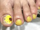 ひまわりネイル