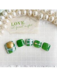 フットネイル　定額制 ¥8980