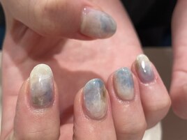 もやもやニュアンスネイル