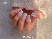 FAST NAIL 荻窪駅前店【パラジェル/ジェルネイル専門/定額/マグネット/フットネイル】/グラデーション/ピンク/ブルー