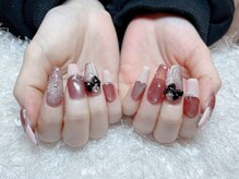 レアネイル 新宿(le'a nail)/ピンクフレンチ
