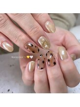 フルール(fleur)/アニマル柄×ホワイトミラー