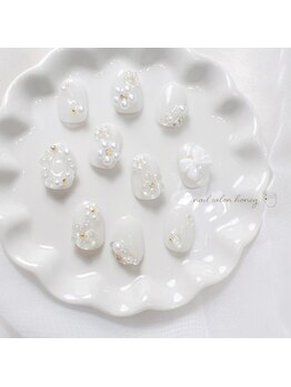 ハニー(honey)の写真/店内まるごとかわいい世界観にときめく♪ゆっくり相談できるプライベートサロン◎駅近1分×夜22時まで！