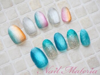 ネイル マテリア 池袋店(Nail Materia)の写真/【初回オフ無料/ケア込み】≪お手頃価格×高技術≫駅近好立地◎豊富なカラーで上質なネイルを楽しめます♪