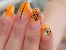 ネイルフロンティア 吉祥寺(NAIL FRONTIER)の雰囲気（ハロウィンおばけグラデ8980円～♪[吉祥寺/パラジェル/手描き]）