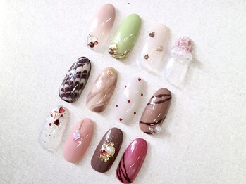 ビーエスネイル 金山店(bs-nail)/選べるバレンタイネイル