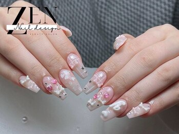 ゼン ネイル デザイン 池袋(ZEN NAIL DESIGN)/* 長 さだしやり放題×つけ放題