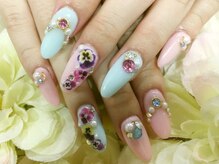 ネイルサロン 爪吉/パステルスカルプ＆華やかアート