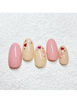 ケージュール(Kjour)/バレンタインネイル　ハート