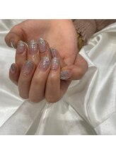 ネイルアンドアイラッシュ ヴィーナ フジグラン広島店(Vina)/ラメグラデーション