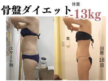 ユズ(yuzu)/◆骨盤ダイエット　50代のお客様