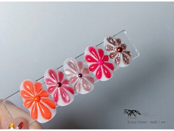 ルブランネイルエスオー(Loup blanc nail=s/o)/