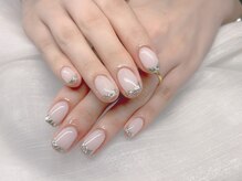 オーシャン 銀座店(OCEAN)/ガラスフレンチネイル