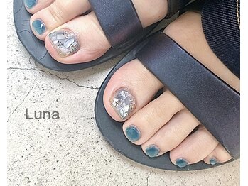 ルナ(Luna)/フット☆シェルネイル