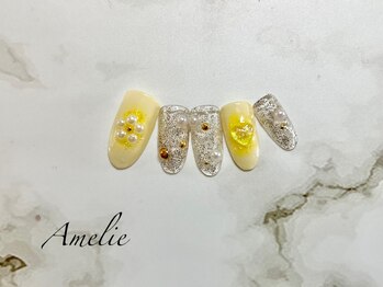 チーク/お花/パール/ハート/春