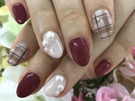 チェックネイル