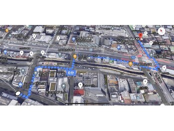 ラブホワイトニング 渋谷店(LOVEホワイトニング)/JR渋谷駅からの道順です!