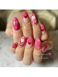 ハートビームネイル