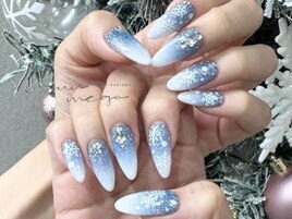 雪ネイル