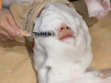 極上オゾン泡の力で、毛穴奥の汚れや古い角質まで優しく除去♪