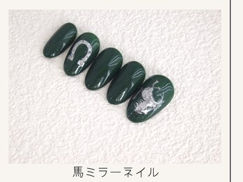 プレンティー 北千住西口店(plenty)/馬ミラーネイル