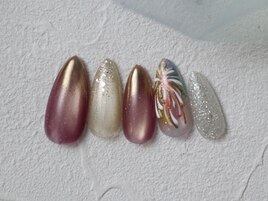 花火ネイル