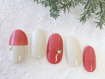 ナル バイ ネイルブレイク(Nalu by Nail Break)/ぱっつんフレンチ