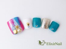 エリクサーネイル 五反田(Elixir Nail)/フット やり放題/クーポン使用