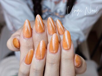 ウサギネイル 新大久保店(usagi nail)/マグネットフレンチ秋可愛い
