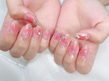 ジョアアンジェ 上本町店(joieange)/チークネイル　ワンホン　韓国風