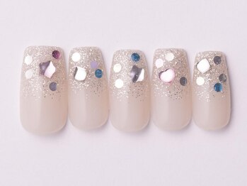 ジェミーネイル エビス(Jemiy nail ebisu)/ラメホログラデーション9480yen