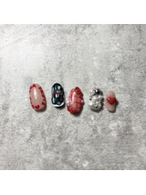 ネイルズ モダ(NAIL'S MODA)/1月新作デザイン4/バレンタイン