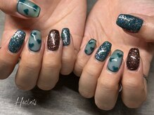 エクラス 銀座(Heclats)/ハート/グリーン/手描き