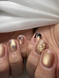 バレンタインネイルハートチョコ