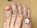 フットネイル☆立体お花アート