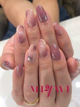 リアンブリエ(LienBriller)/タイダイネイル