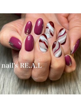 ネイルズリアル 倉敷(nail's RE.A.L)/ウェーブネイル