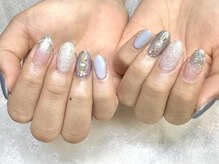 リル シャイン ネイル 上新庄店(lil shine.nail)/シンプルアート　¥6600