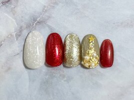 クリスマスネイル