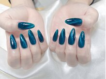 センシー ネイル スタジオ(Sensy Nail Studio)/深海の星空ネイル