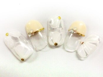 クリスタルネイル ボンベルタ橘店(CRYSTAL NAIL)/フラワーネイル