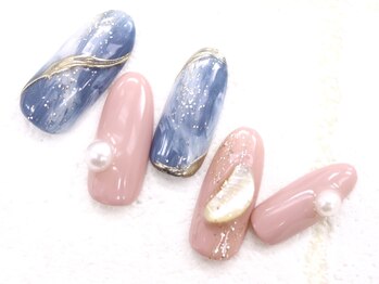 ネイルサロン ドルチェネイル 柏店(Dolce.Nail)/シェル#パール#ニュアンス